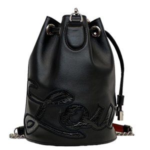Christian Louboutin Black Leather Bucket